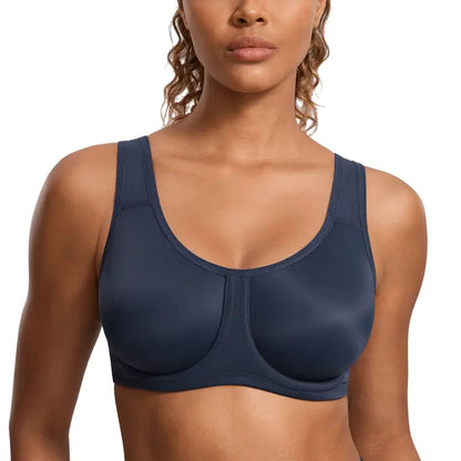 SYROKAN Women's Max Control Underwire Sports Bra