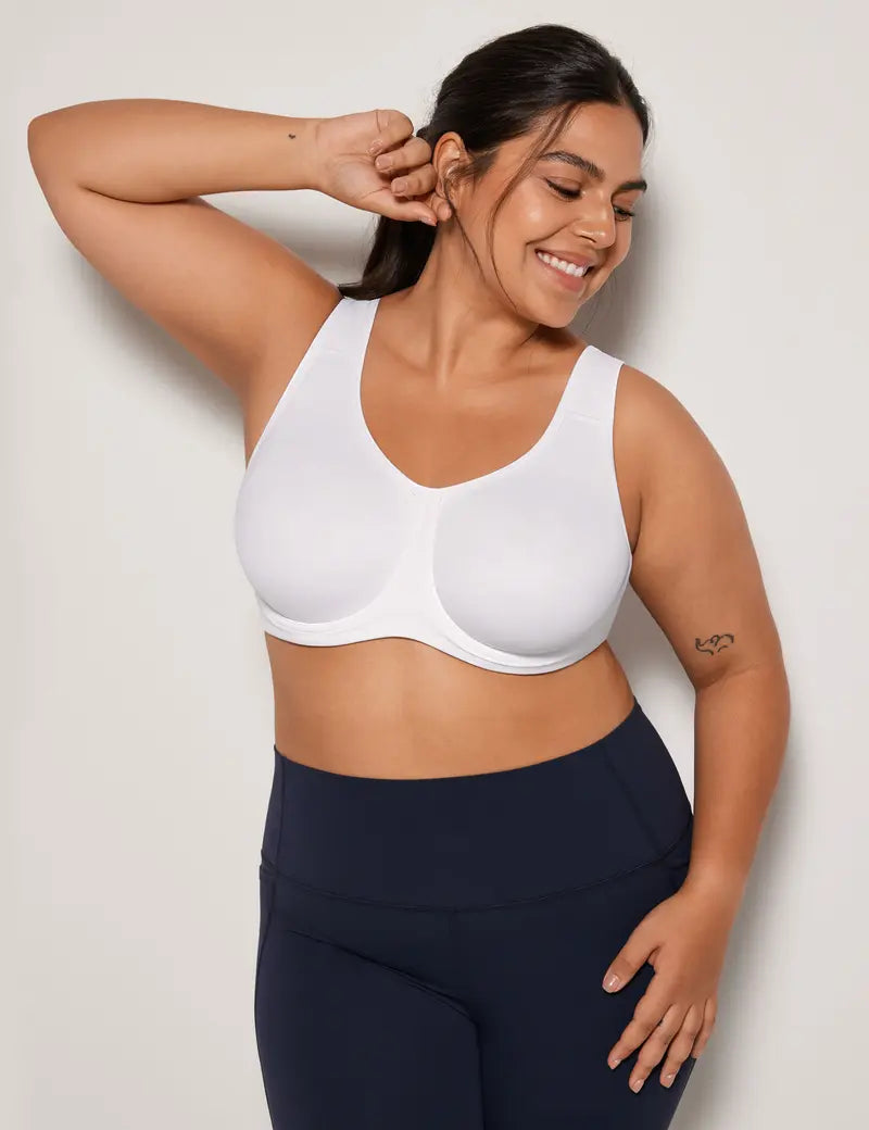 SYROKAN Women's Max Control Underwire Sports Bra