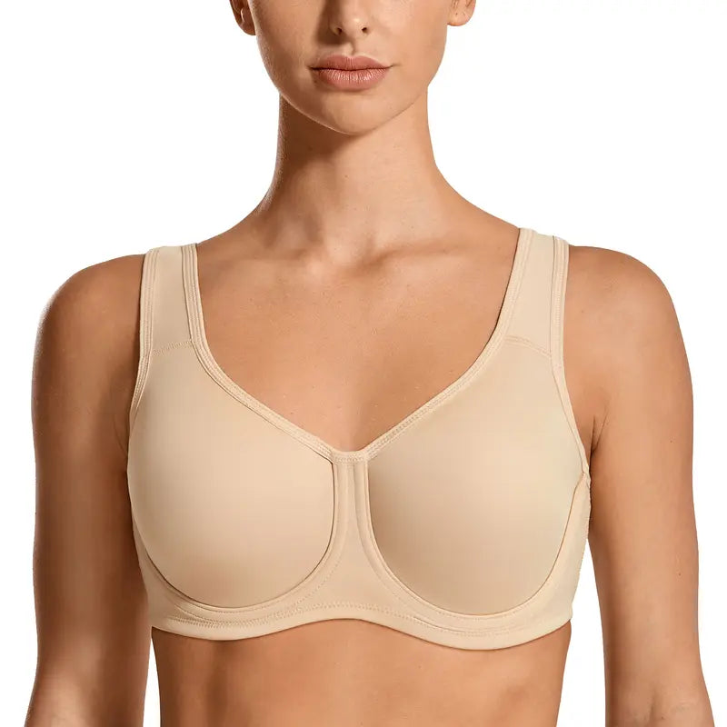 SYROKAN Women's Max Control Underwire Sports Bra