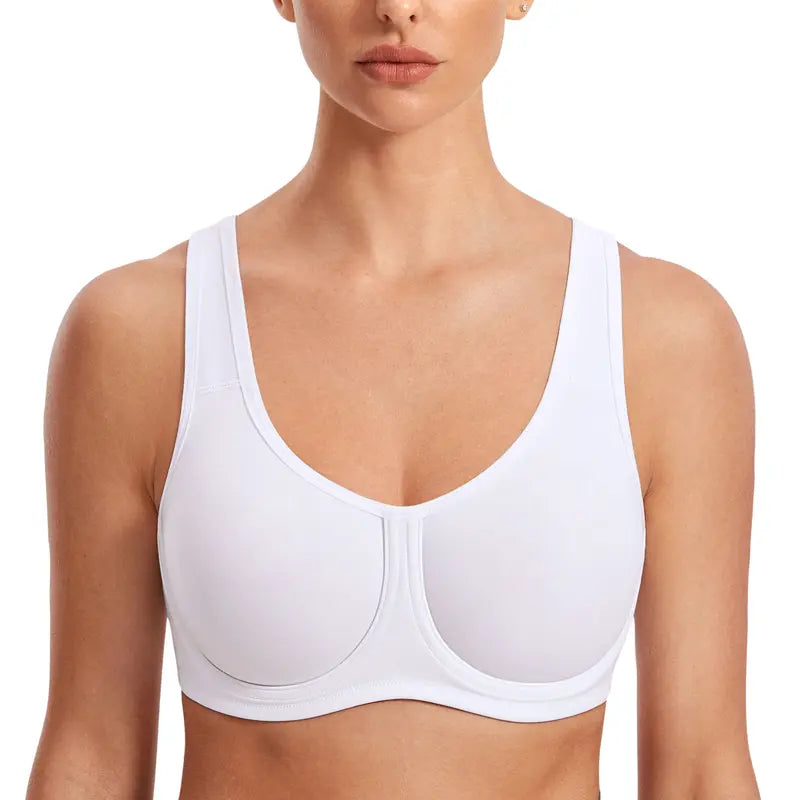 SYROKAN Women's Max Control Underwire Sports Bra