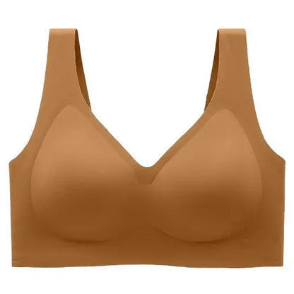 Women's Seamless Bra Wireless Bra Full Coverage Push Up
