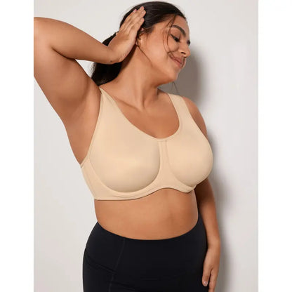 SYROKAN Women's Max Control Underwire Sports Bra
