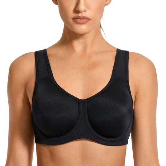 SYROKAN Women's Max Control Underwire Sports Bra