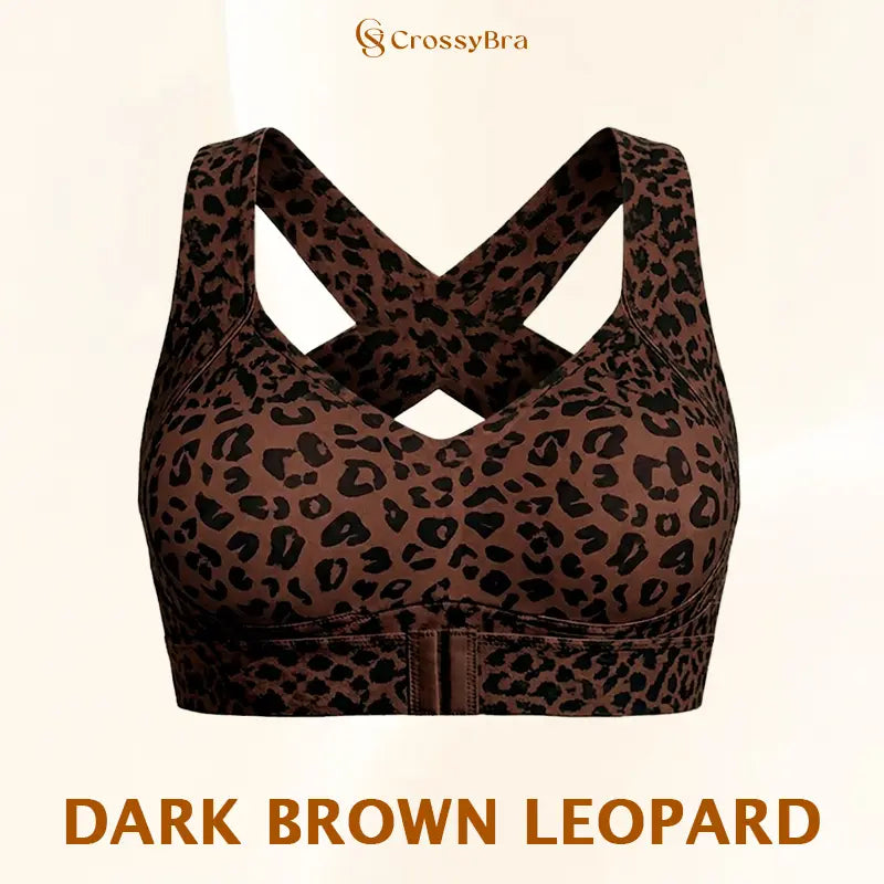 VELISBRA  - Cross Back Front Closure Wireless Posture Support Bra